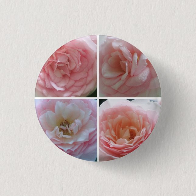 Pretty Roses 3 Cm Round Badge (Front)