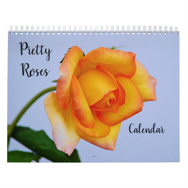 Pretty Roses Floral Calendar (Cover)