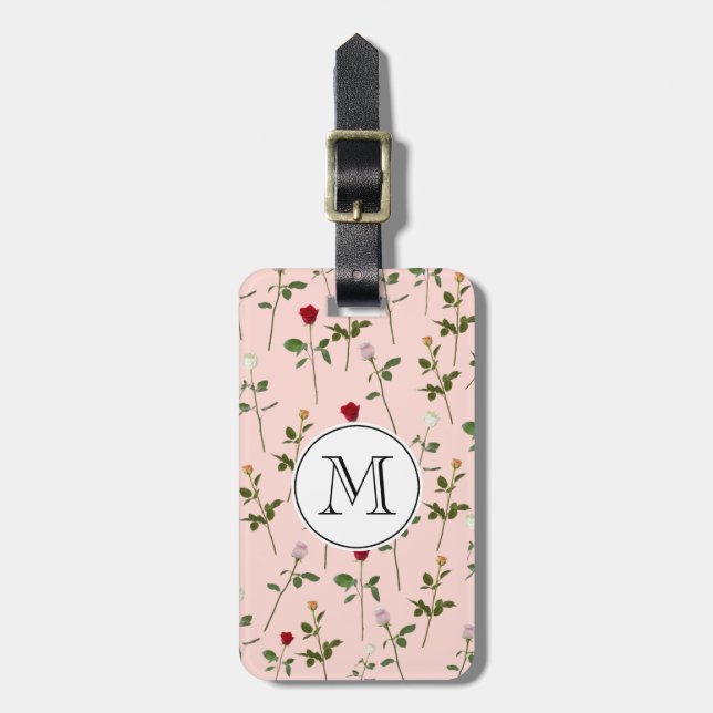 Pretty Roses Luggage Tag (Front Vertical)