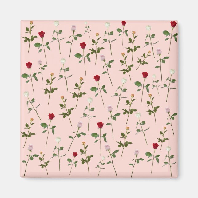 Pretty Roses Magnet (Front)