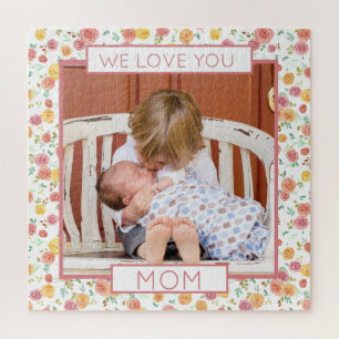 Pretty Roses Mother's Day Photo Puzzle
