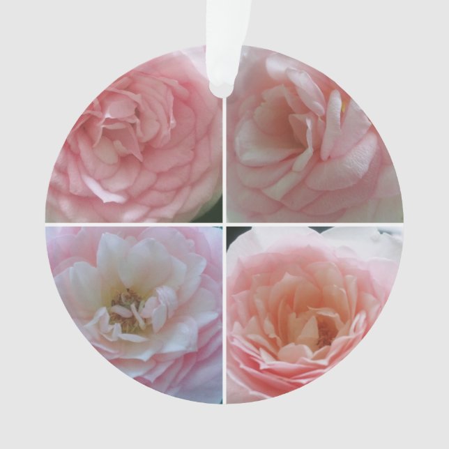 Pretty Roses Ornament (Front)