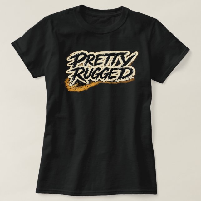 PRETTY RUGGED SPRAY PAINT LOGO T-SHIRT (Design Front)