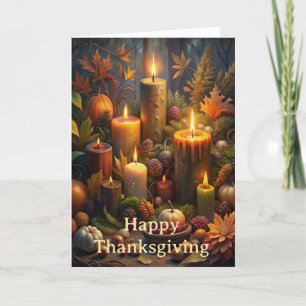 Pretty Scene For Thanksgiving Holiday Card