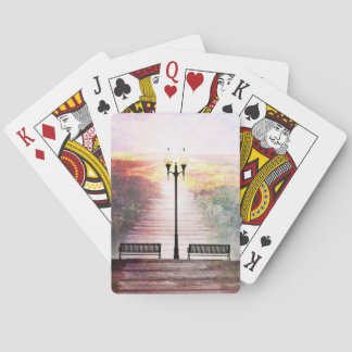 Pretty Scenic Field Playing Cards