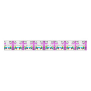 PRETTY SCRIPTURE ISAIAH 41:10 DESIGN GROSGRAIN RIBBON