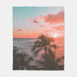 Pretty Sea Life Fleece Blanket