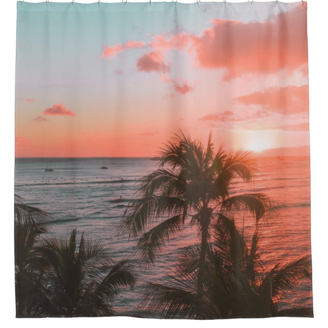 Pretty Sea Life Shower Curtain (Front)