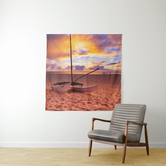 Pretty Sea Life Tapestry (In Situ)