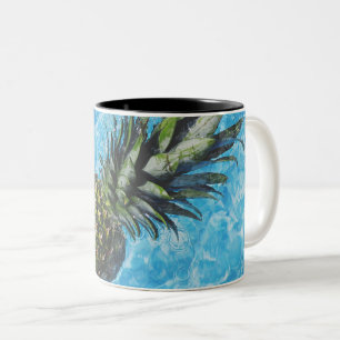 Pretty Sea Life Two-Tone Coffee Mug