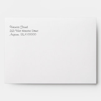 Pretty Sea Shell Wedding Envelope