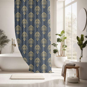 Pretty seamless decorative eye-catching shower curtain