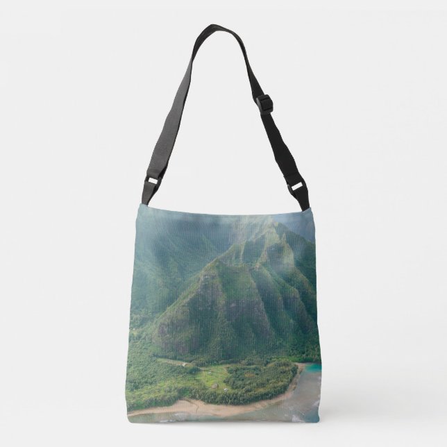 Pretty Seascape Crossbody Bag (Back)
