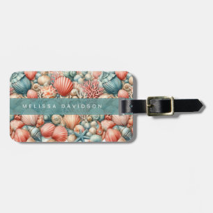 Pretty Seashells Luggage Tag