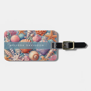 Pretty Seashells Luggage Tag