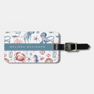 Pretty Seashells Luggage Tag