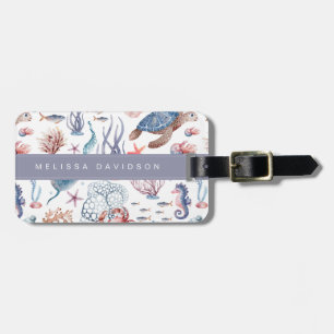 Pretty Seashells Luggage Tag