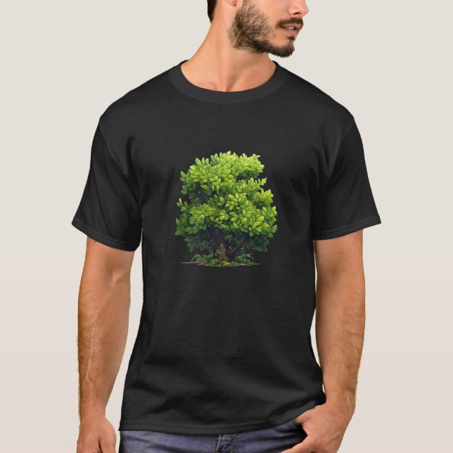 Pretty Shrub for Plants and Trees Lovers Premium  T-Shirt (Front)