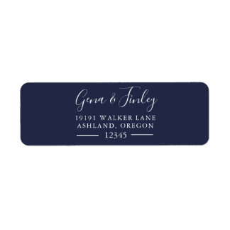 Pretty Simple modern and elegant return address