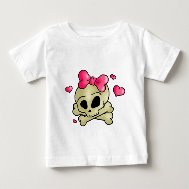 Pretty skull baby T-Shirt (Front)