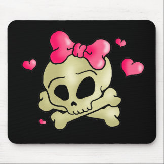 Pretty skull mouse mat
