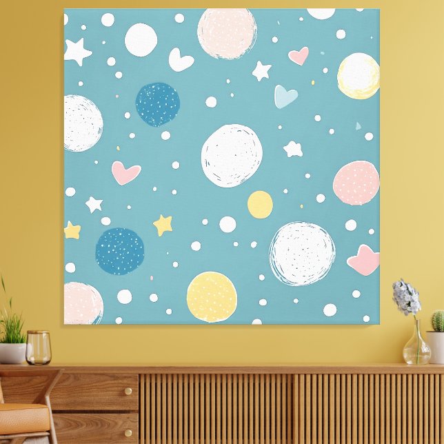 Pretty Sky Canvas Print (Insitu(LivingRoom))