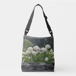 Pretty Snowball Bush Floral Crossbody Bag
