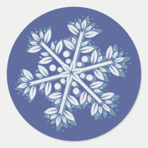 Pretty Snowflake Christmas Stickers