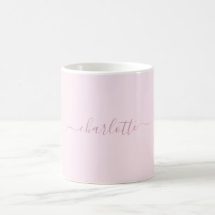 Pretty Soft Pink and Blush Coffee Mug