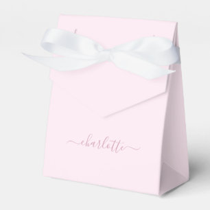 Pretty Soft Pink and Blush Favour Box