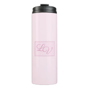Pretty Soft Pink and Blush Thermal Tumbler