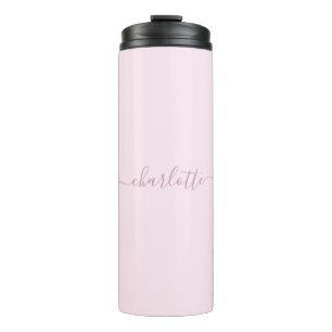 Pretty Soft Pink and Blush Thermal Tumbler