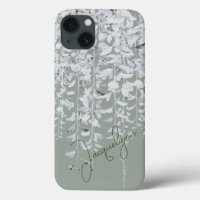 Pretty Soft Silver Hanging Wisteria