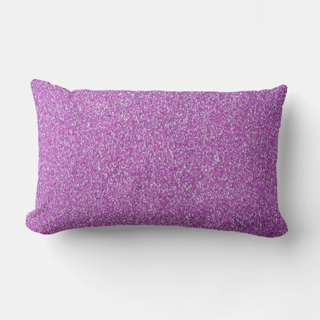 Pretty Sparkle Background Customisable Lumbar Cushion (Front)
