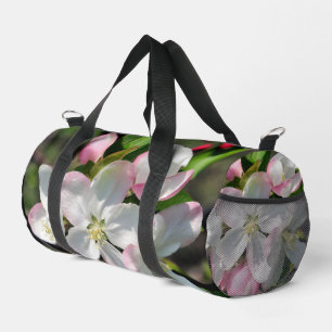 Pretty Spring Apple Flower Blossoms Duffle Bag