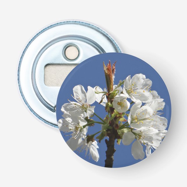 Pretty Spring Bloom Bottle Opener (Front)