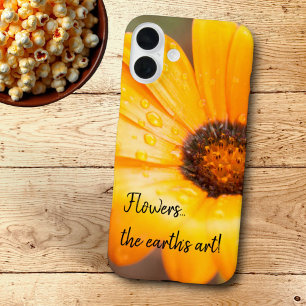 Pretty Spring Flash Daisy Photograph Custom iPhone 16 Plus Case