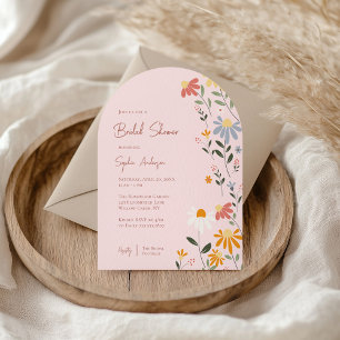 Pretty Spring Floral Bridal Shower Invitation