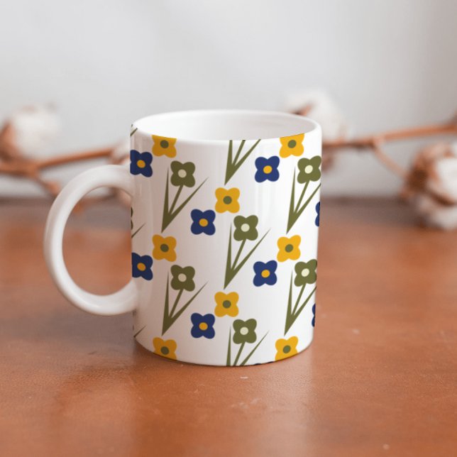 Pretty Spring Floral  Coffee Mug (Creator Uploaded)