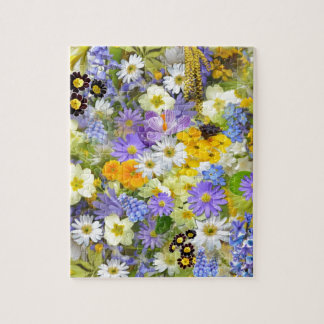 Pretty Spring Floral Mix Jigsaw Puzzle