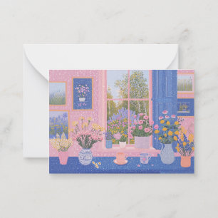 Pretty Spring Floral Note Cards