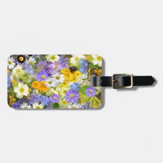 Pretty Spring Flowers Luggage Tag