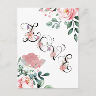 Pretty Spring Love/Faith Postcard Designer