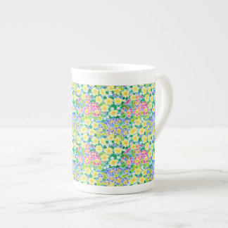 Pretty Spring Primroses Bone China Coffee Mug, Bone China Mug