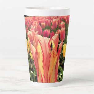 Pretty Spring Tulip, Oregon Latte Mug