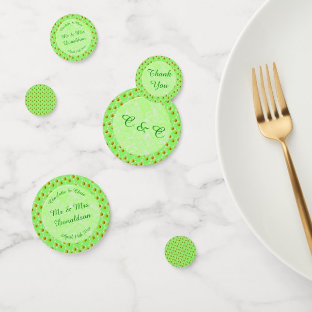 Pretty Spring Wedding Apple blossom and Apples Confetti (Group)