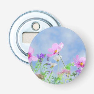Pretty Spring Wild Flowers Bottle Opener