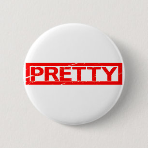 Pretty Stamp 6 Cm Round Badge