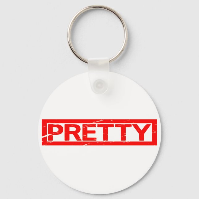 Pretty Stamp Key Ring (Front)