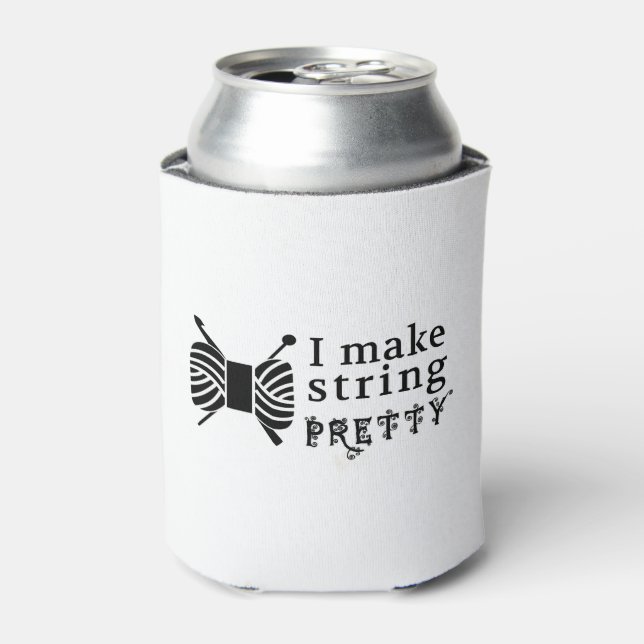 Pretty String/Yarn Can Cooler (Can Front)